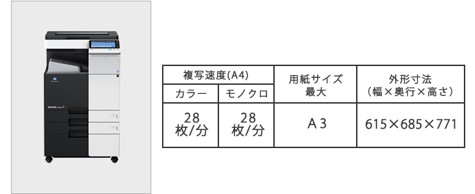 複合機 / コニカミノルタ bizuhub C284e